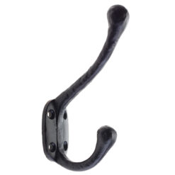 Zoo Hardware Foxcote Foundries Hat & Coat Hook (35Mm X 55Mm), Black Antique