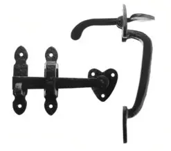 Zoo Hardware Foxcote Foundries Thumb Latch, Black Antique