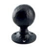 Zoo Hardware Foxcote Foundries Ball Mortice Knob, Black Antique (Sold In Pairs)