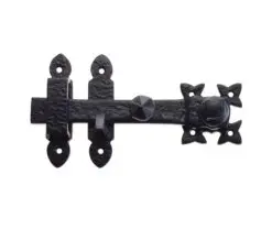 Zoo Hardware Foxcote Foundries Latch, Black Antique
