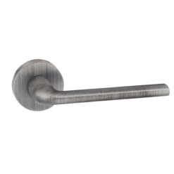 Forme Milly Lever Door Handle on Minimal Round Rose - Urban Graphite