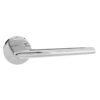 Forme Boston Lever Door Handle on Minimal Round Rose - Polished Chrome