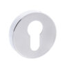 Forme Euro Escutcheons on Minimal Round Rose - Polished Chrome