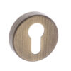 Forme Euro Escutcheons on Minimal Round Rose - Yester Bronze