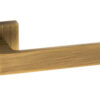 Forme Asti Lever Door Handle on Minimal Square Rose - Yester Bronze