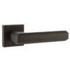 Forme Alila Lever Door Handle on Minimal Square Rose - Urban Dark Bronze