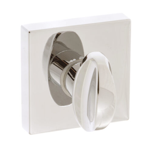 Forme WC Turn and Release on Minimal Square Rose - Polished Nickel