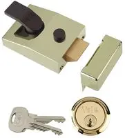 Deadlocking Security Night Latch Lock