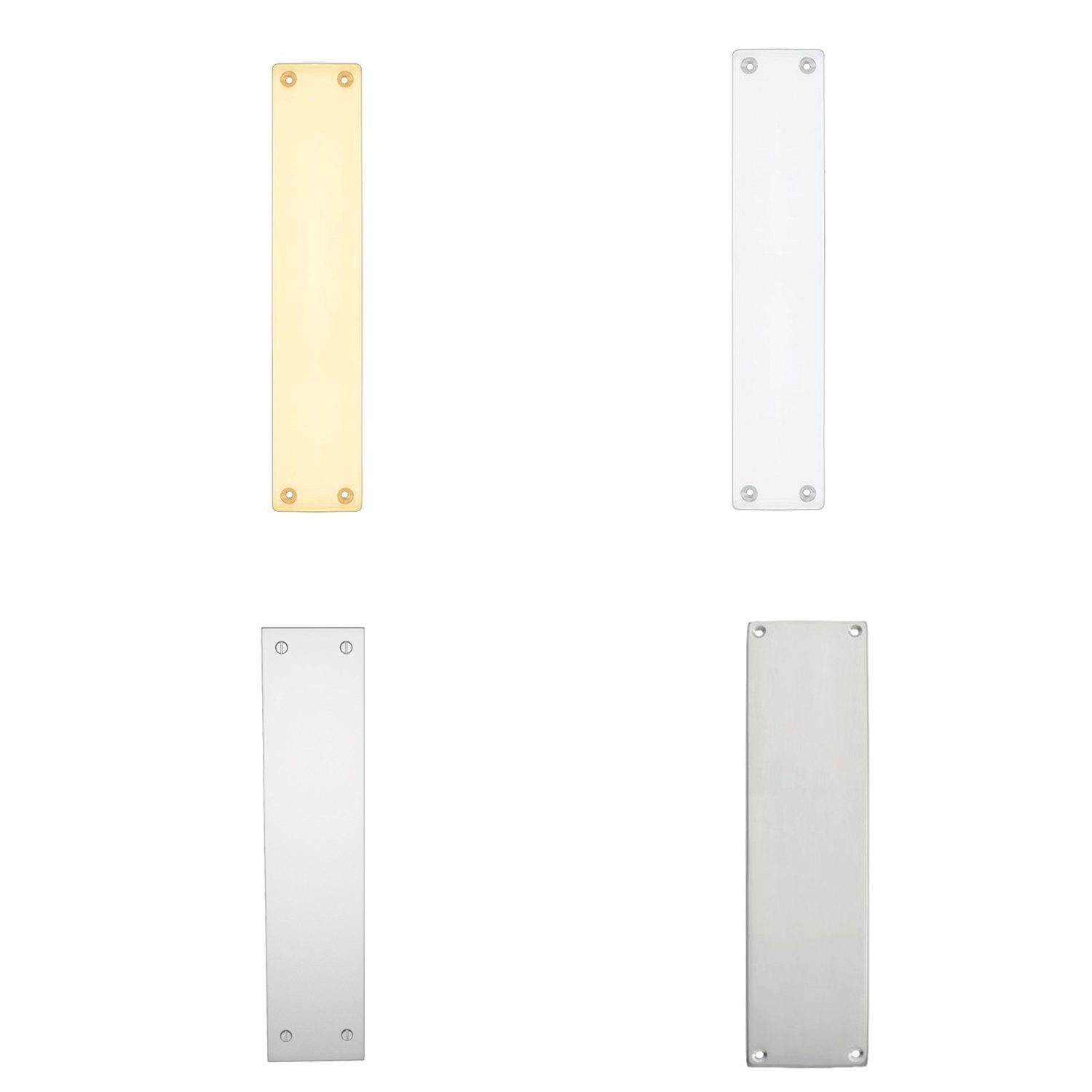 Door Finger Plates - Push & Pull - 300x75mm