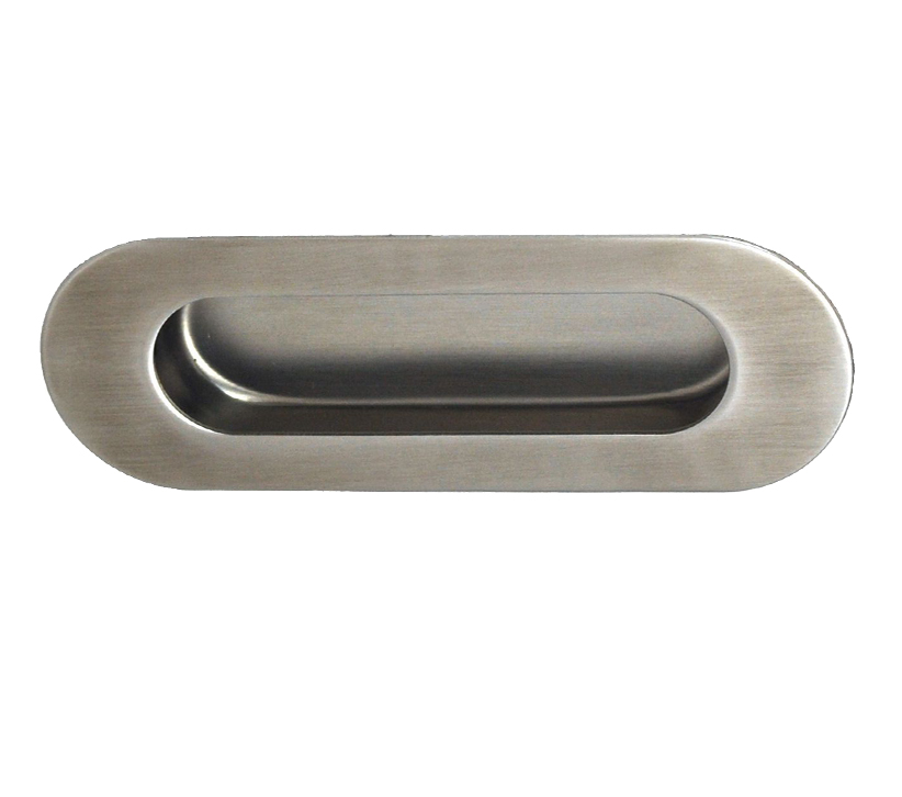 Eurospec Steelworx Radius Flush Pull (120Mm X 41Mm), Satin Stainless Steel