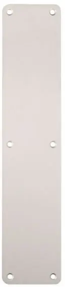 PLAIN FINGER PLATE Finish Satin Anodised Aluminium