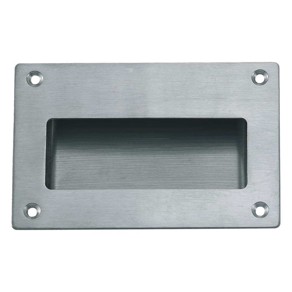 Flush Pull Square Corner -128Mm