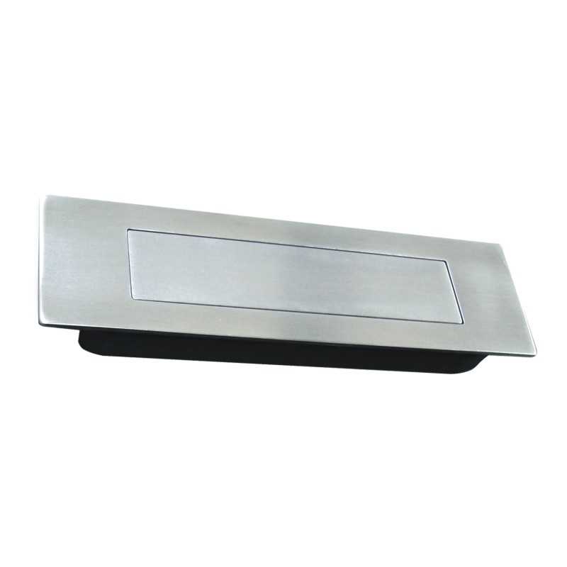 Flush Pull Rectangular Corner - Push -155X45X19Mm