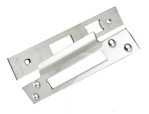 Eurospec Forend & Strike Pack For Bas/Ess/Lss/Oss 3 Lever Architectural Sash Locks, Polished Stainless Steel