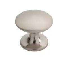 Fingertip Silhouette Cupboard Knob, Satin Nickel