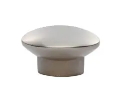 Fingertip Elias Cupboard Knob, Satin Nickel
