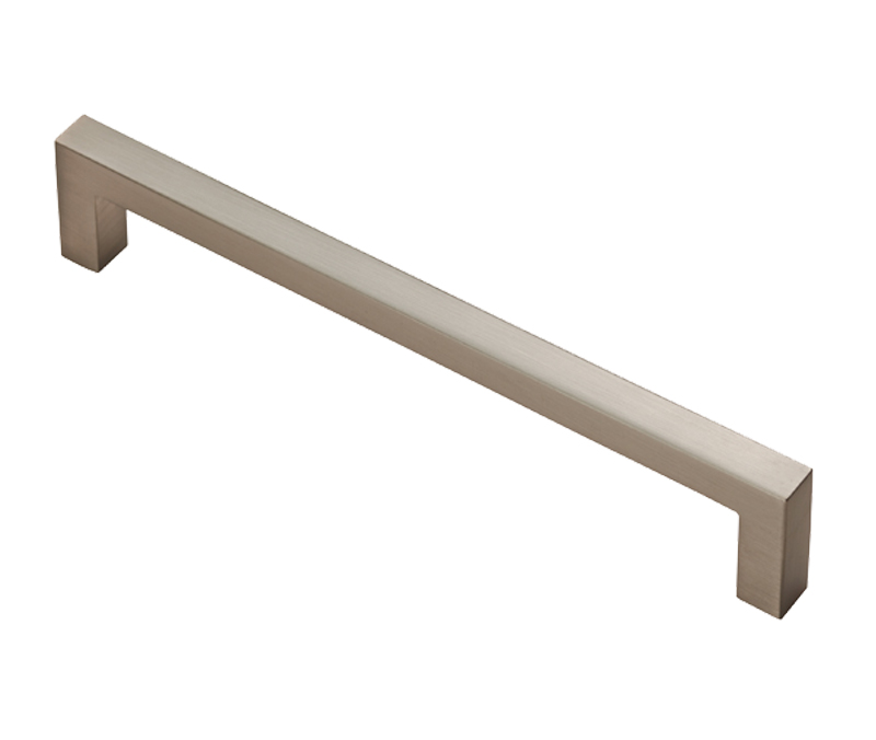 Fingertip Block Cabinet Pull Handles (160Mm Or 320Mm C/C), Satin Nickel