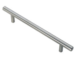 Fingertip T Bar Cabinet Pull Handles (96Mm, 128Mm Or 160Mm C/C), Stainless Steel