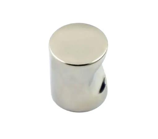 Fingertip Stainless Steel Cylindrical Cupboard Knob, Polished Stainless Steel