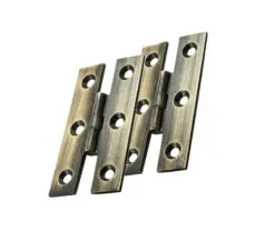 Fingertip H Pattern Hinges (64Mm X 35Mm), Antique Brass (Sold In Pairs)