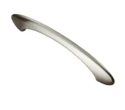 Fingertip Belli Cabinet Pull Handle (160mm C/C), Satin Nickel