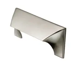Fingertip Capori Cabinet Pull Handle (96Mm, 192Mm Or 320Mm C/C), Satin Nickel