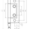 Finial Hinge – 50mm
