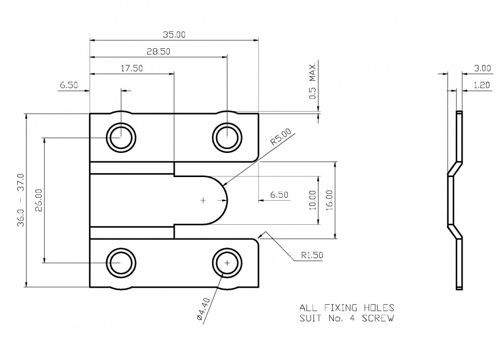 Flushmount Fitting