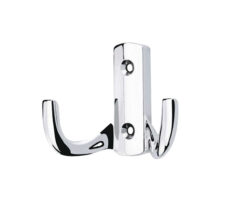 Frelan Hardware Vitttoria Double Robe Hook (58Mm X 30Mm), Polished Chrome