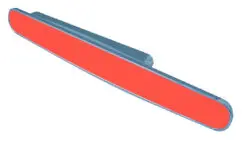Jedo Collection Chameleon 1 Cabinet Pull Handles (96mm C/C), Orange