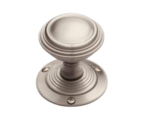 Heritage Brass Goodrich Mortice Door Knobs, Satin Nickel (Sold In Pairs)