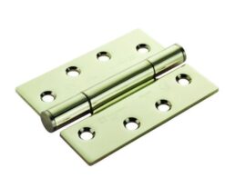 Carlisle Brass H3N1207/14PVD Ce14 100 X 75 X 3mm Concealed Bearing Triple Knuckle Hinge – Square – Pair