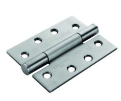 Carlisle Brass H3N1207/14SSS Ce14 100 X 75 X 3mm Concealed Bearing Triple Knuckle Hinge – Square – Pair