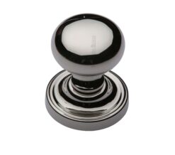 Heritage Brass Hampstead Mortice Door Knobs, Polished Nickel (Sold In Pairs)