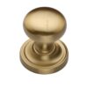 Heritage Brass Hampstead Mortice Door Knobs, Satin Brass (Sold In Pairs)