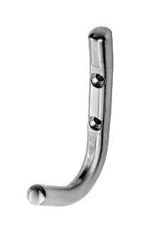 Eurospec Coat Hook, Polished Or Satin Stainless Steel