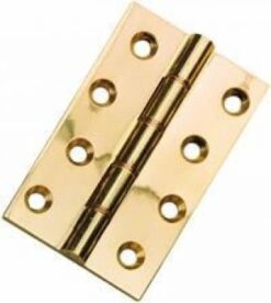 Carlisle Brass HDPBW8 Hinge - Double Phosphor Bronze Washered Butt Polished/Lacquered