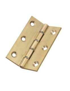 Carlisle Brass HDSW20 Hinge - Double Steel Washered Brass Butt Satin Brass