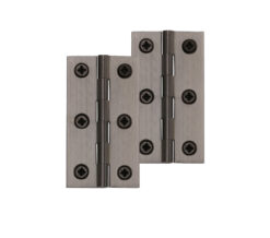 Extruded Brass Cabinet Hinges (2.5 Inch OR 3 Inch), Matt Bronze (Sold In Pairs)