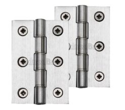 Heritage Brass 3 Inch Heavier Duty Double Phosphor Washered Butt Hinges, Satin Chrome (Sold In Pairs)