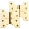 Heritage Brass 4 Inch Parliament Hinges, Polished Brass (Sold In Pairs)