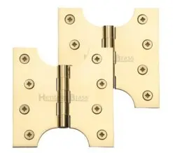 Heritage Brass 4 Inch Parliament Hinges, Polished Brass (Sold In Pairs)