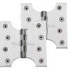 Heritage Brass 4 Inch Parliament Hinges, Satin Chrome (Sold In Pairs)