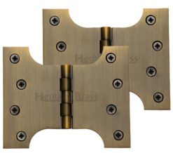 Heritage Brass 5 Inch Parliament Hinges, Antique Brass (Sold In Pairs)