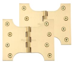 Heritage Brass 5 Inch Parliament Hinges, Satin Brass (Sold In Pairs)