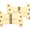 Heritage Brass 6 Inch Parliament Hinges, Polished Brass (Sold In Pairs)