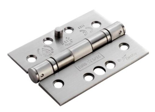 Carlisle Brass HIN1433SEC/13SSS/R 102MM X 76MM X 3MM Ball Bearing Security Hinge - Grade 13, Gold