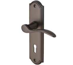 Heritage Brass Howard Matt Bronze Door Handles (Sold In Pairs)