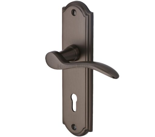 Heritage Brass Howard Matt Bronze Door Handles - B (Sold In Pairs)