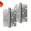 4 Inch Self Lubricating Stainless Steel Hinges (Grade 13), Polished Or Satin Finish